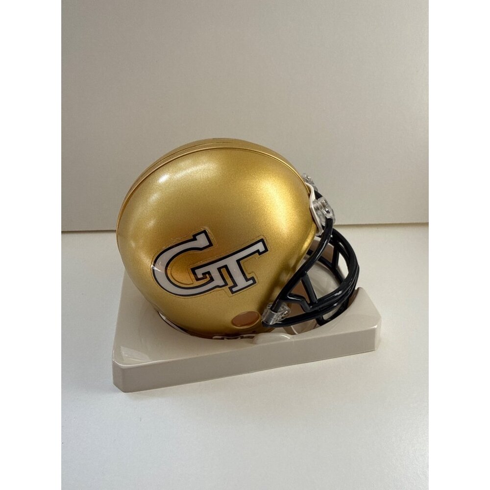 Calvin Johnson Signed Mini Helmet Georgia Tech Yellow Jackets Riddell JSA COA - Picture 3 of 10